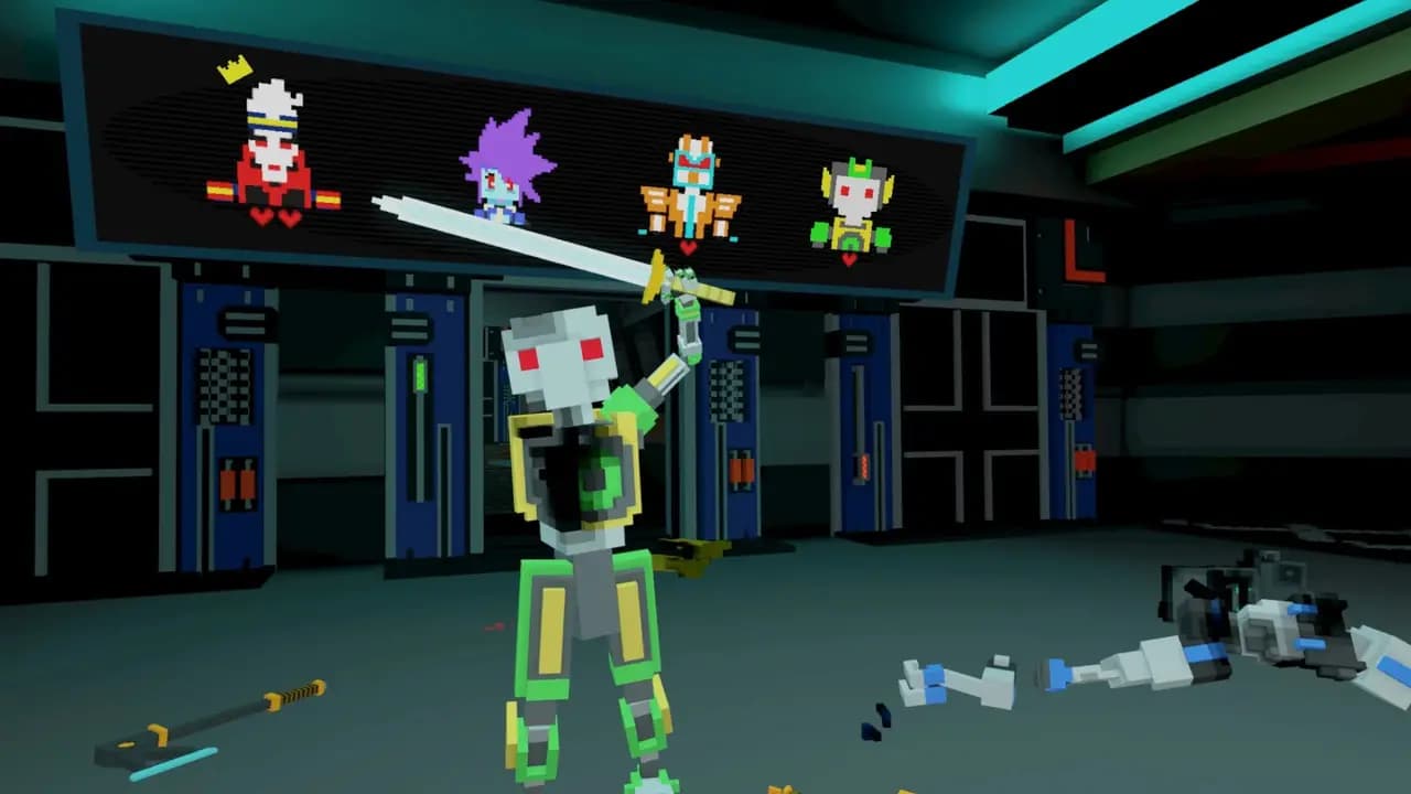 Кадр 1 из VR-игры «Clone Drone in the Hyperdome»