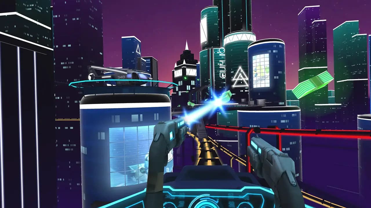 Кадр 3 из VR-игры «Coaster Combat»