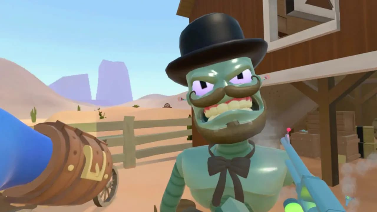 Кадр 3 из VR-игры «Cowbots and Aliens»