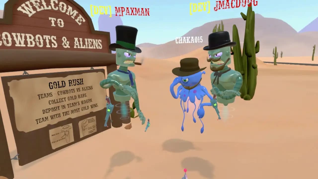 Кадр 4 из VR-игры «Cowbots and Aliens»