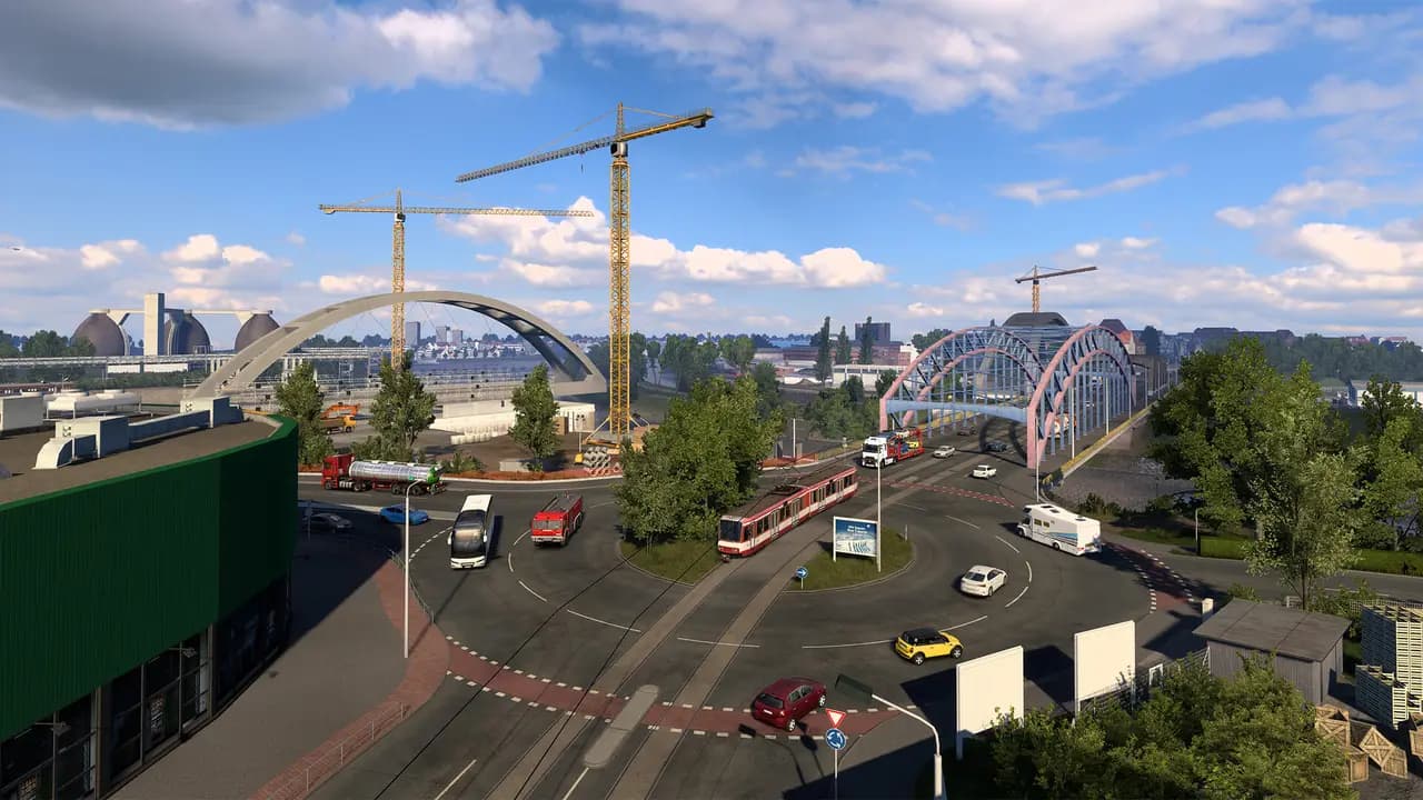 Кадр 1 из VR-игры «Euro Truck Simulator 2»