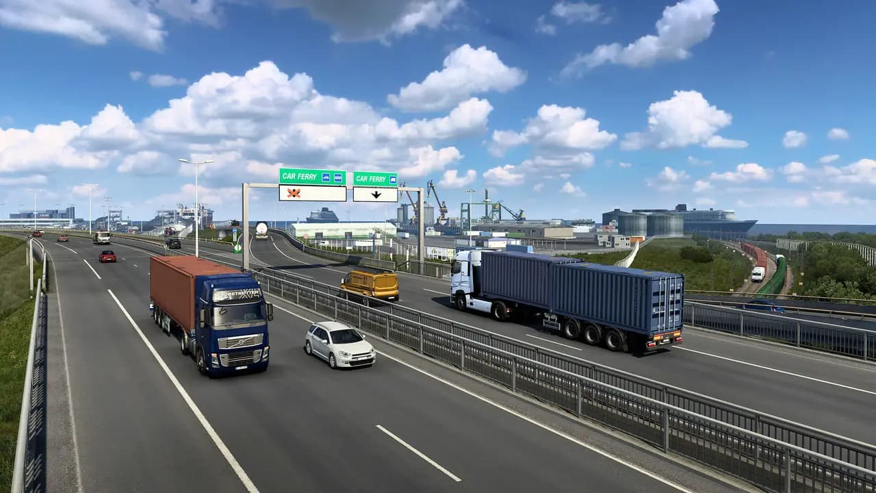 Кадр 3 из VR-игры «Euro Truck Simulator 2»