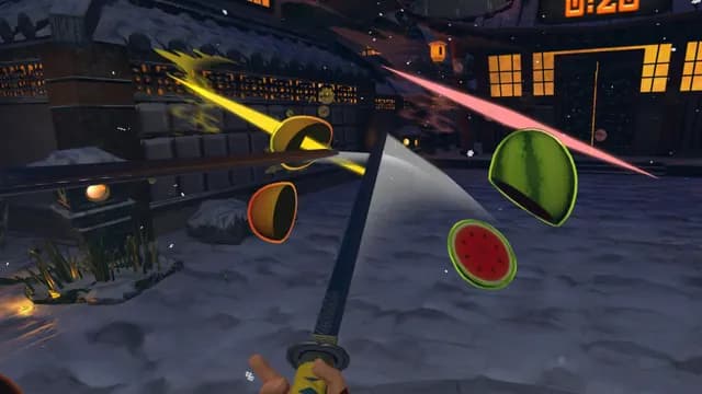 Обложка VR-игры «Fruit Ninja VR»