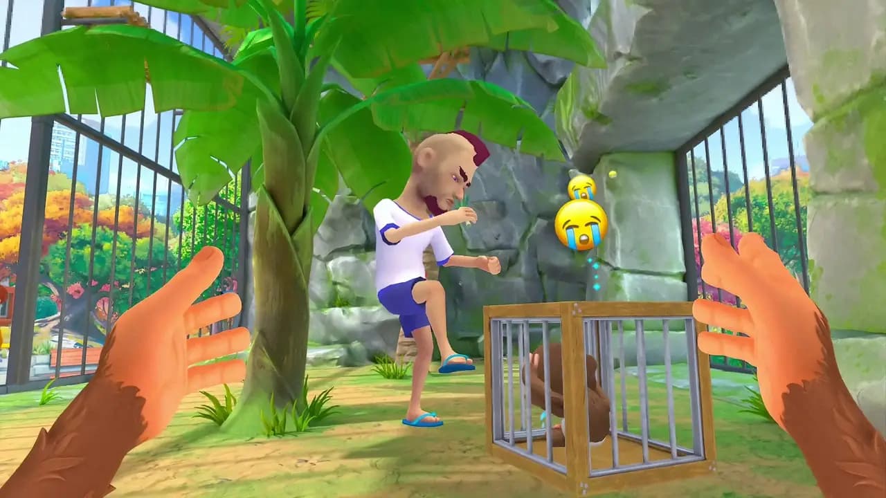 Кадр 1 из VR-игры «I Am Monkey»