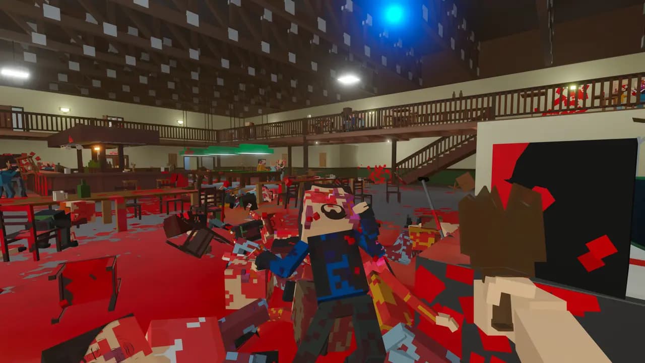 Кадр 1 из VR-игры «Paint the Town Red»