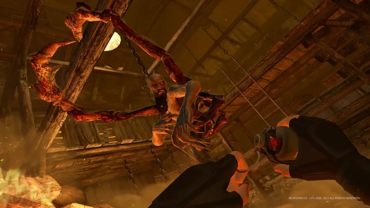Кадр 3 из VR-игры «Resident Evil 4»