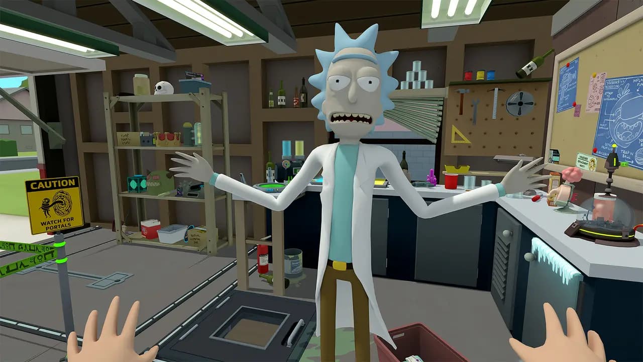 Кадр 1 из VR-игры «Rick and Morty: Virtual Rick-ality»