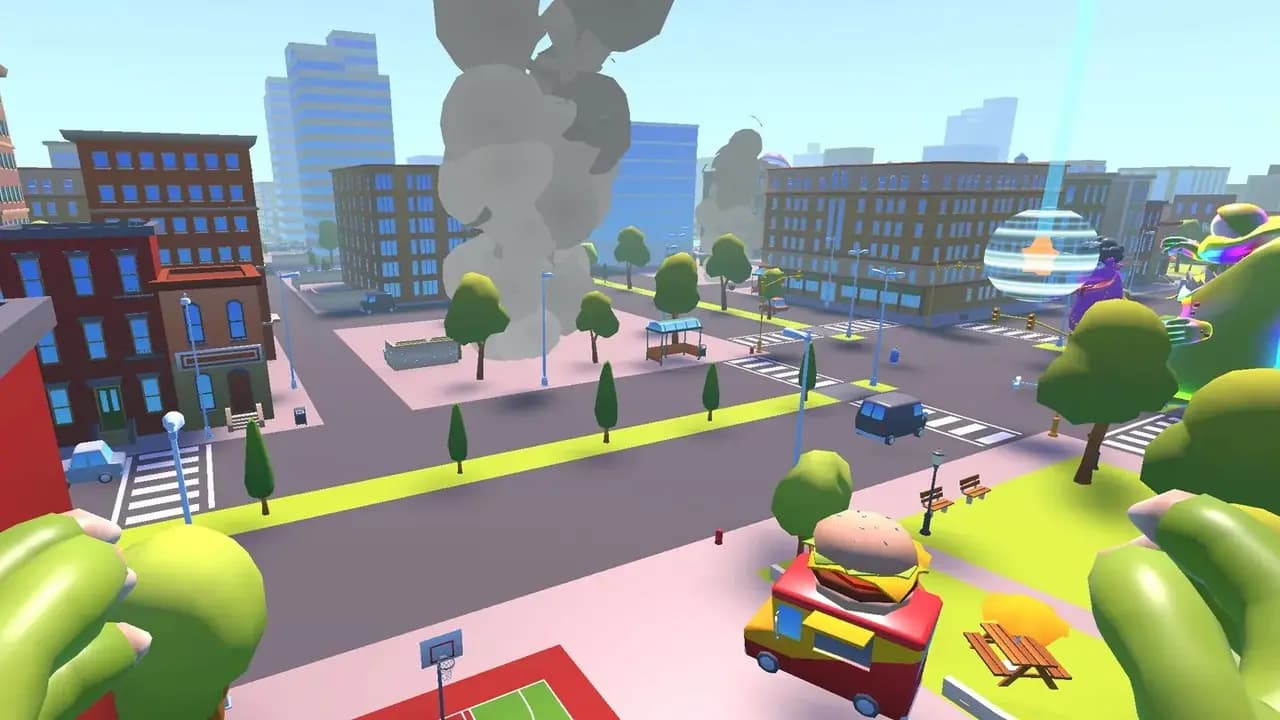 Кадр 1 из VR-игры «Smash Eat Grow»