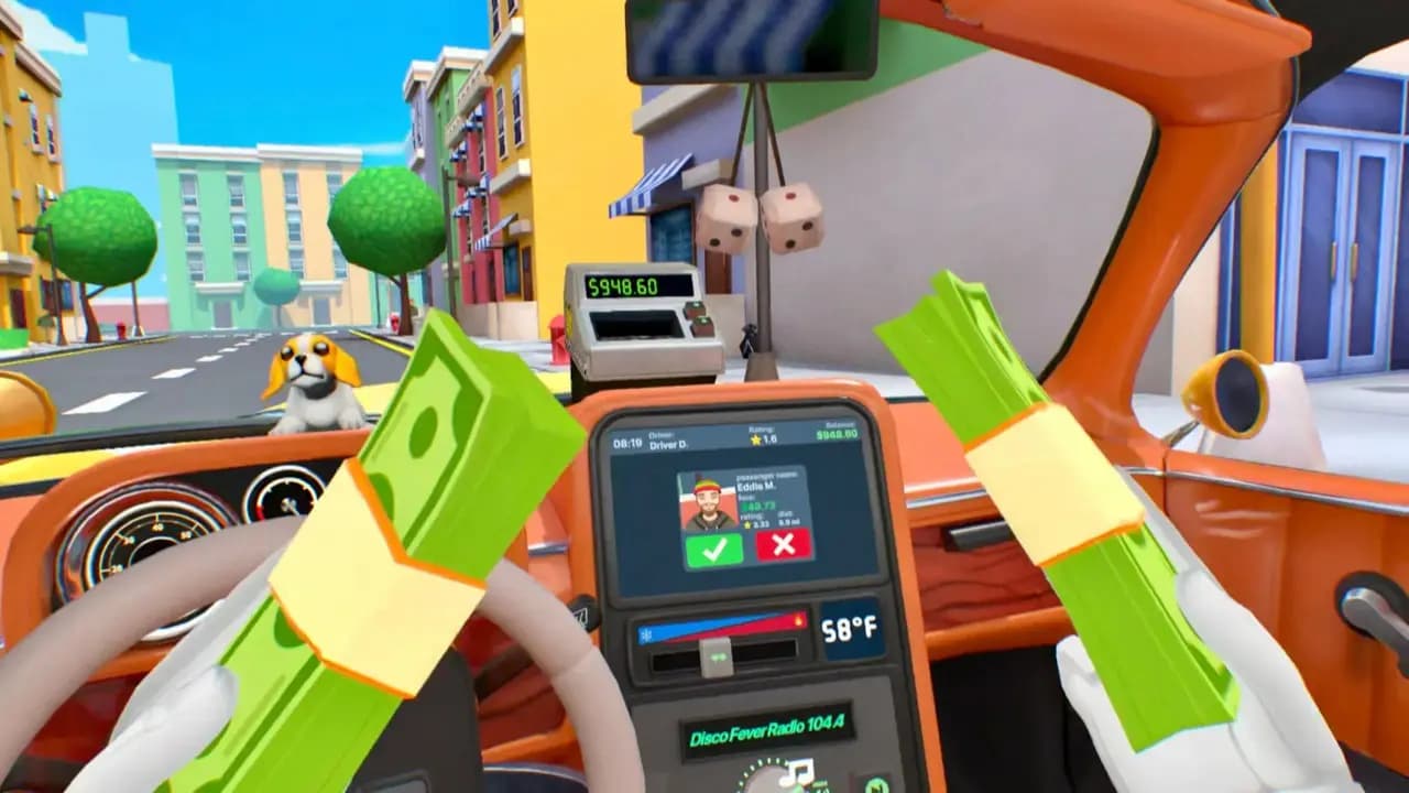 Кадр 1 из VR-игры «Taxi Driver VR»