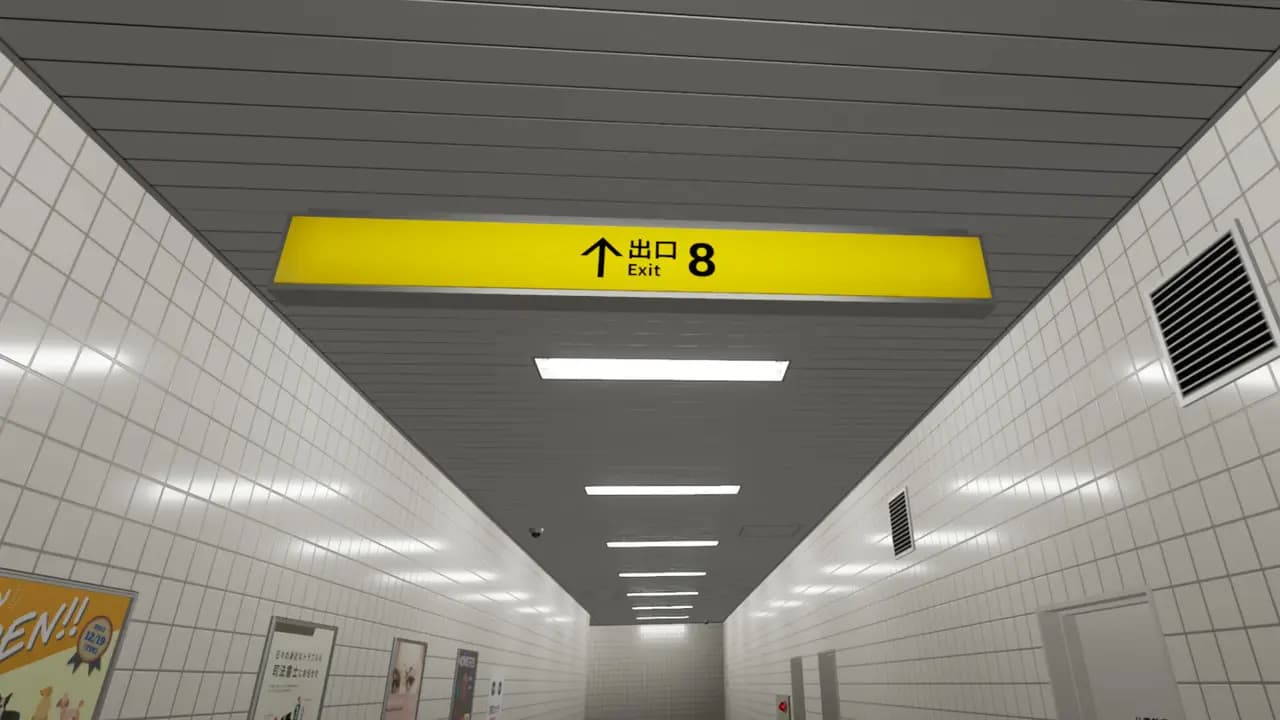 Кадр 2 из VR-игры «The Exit 8 VR»