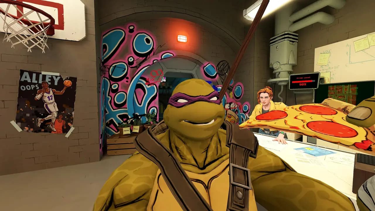 Кадр 3 из VR-игры «Teenage Mutant Ninja Turtles: Empire City»